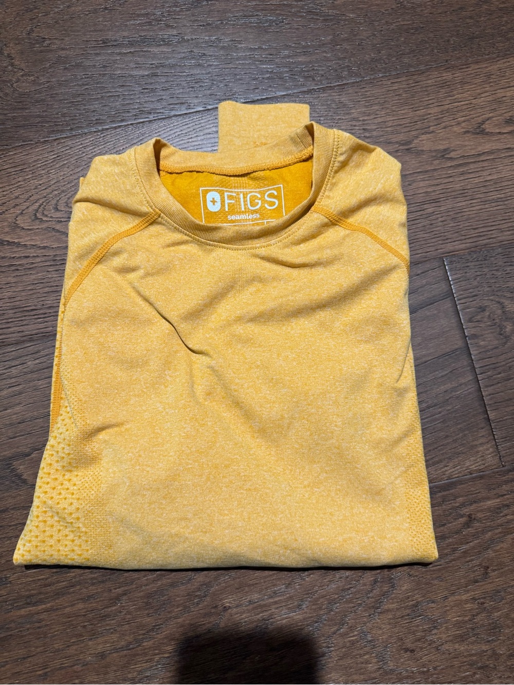 FIGS Seamless Crewneck Sweater - Golden Yellow